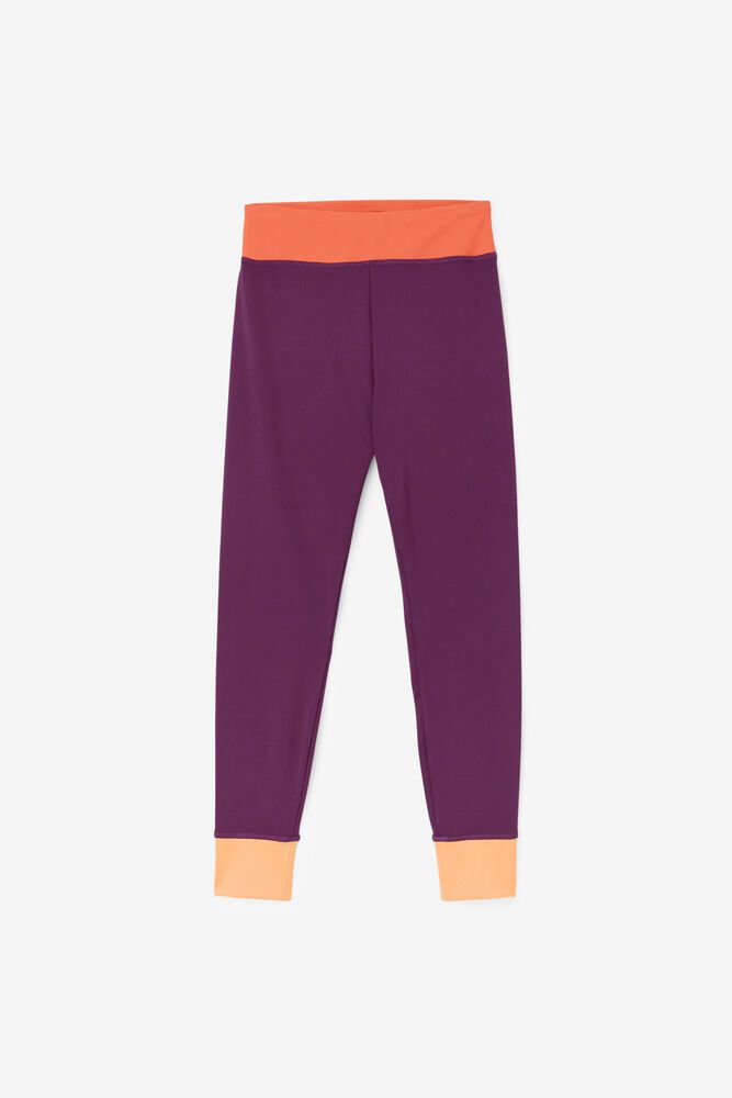 Fila Legging Womens Purple Marnie Base Layer - Ireland 93568-GVFU